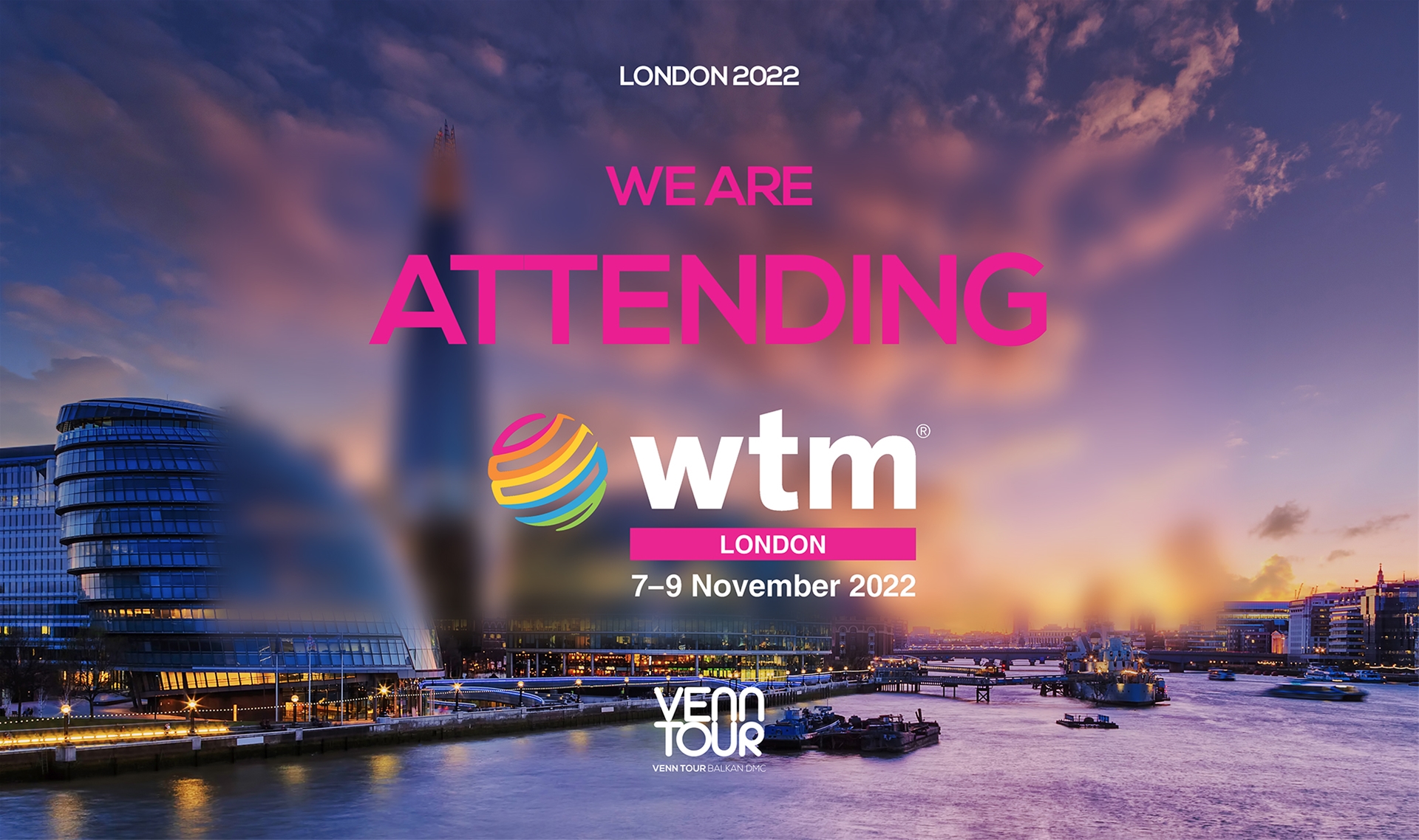 WE ARE ATTENDING - WORLD TRAVEL MARKET LONDON